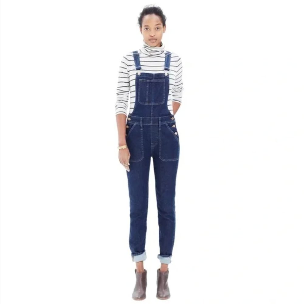 Madewell Skinny Overalls Denim
